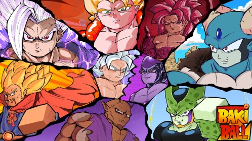 [⭐GOGETA+GOLDEN FRIEZA] Baki Ball Z
