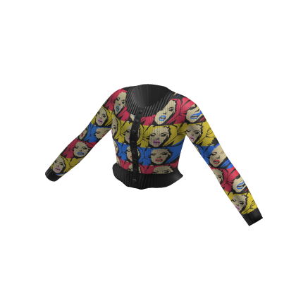 Vintage Cropped cardigan | Multicolor
