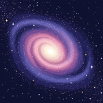The Galaxy purple