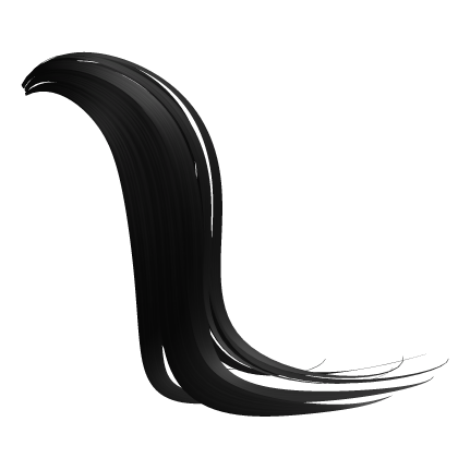 Black Long Pony Horse Tail  Roblox item