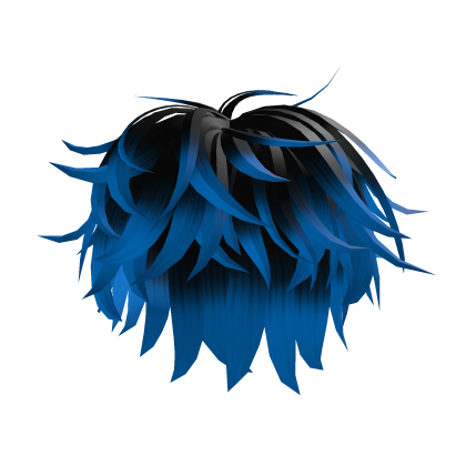 Long Blue Messy Hair thumbnail