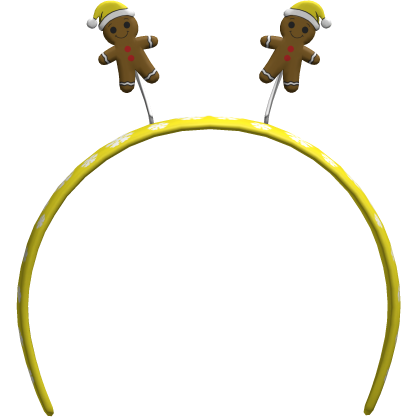 yellow christmas headband