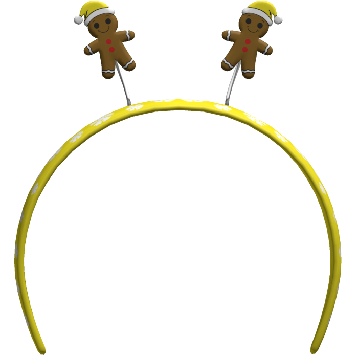 yellow christmas headband