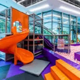 Fun Rainbow Giant Playground Playplace waterpark!
