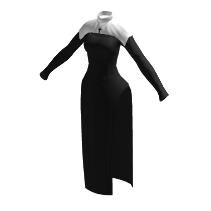 ♾️ Black & white shadow sanctum nun