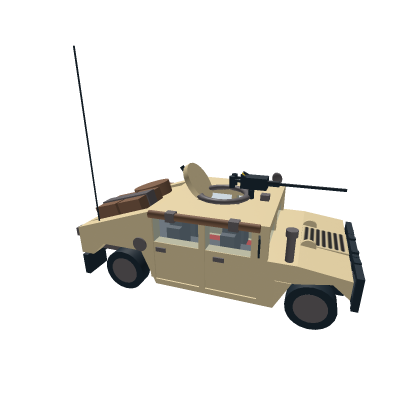 Humvee with turret