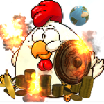 Chicken gang through the roof