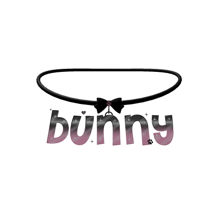 bunny -pink black- ^_~