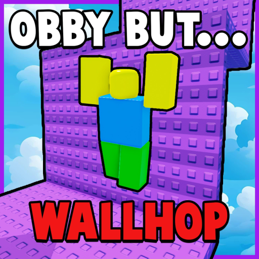 Obby But You Wall Hop official Roblox game thumbnail