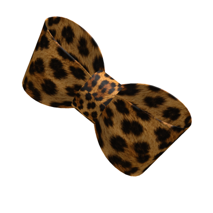 Cute Leopard Print Bow