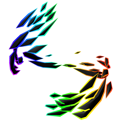 Cartoony Rainbow Flame Aura