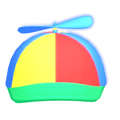 glowing propeller hat Roblox item