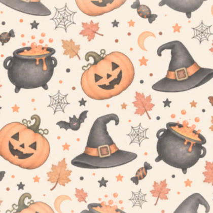 Halloween Background Orange Spooky Pumpkin Fall