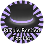 Purple Banded Top Hat Studio
