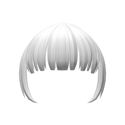 Cute Full Bangs (White) - Roblox