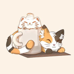 HOT CHOCOLATE CAT GROUP