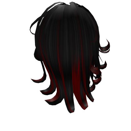 Gyaru Bouncy Layered Curls Black&Red