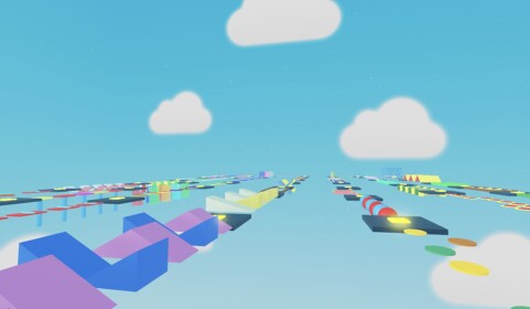 EASY OBBY but if you fall you get kicked!