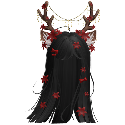 Ethereal Christmas Fairy Fawn Hair w/ Antlers