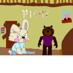 Bunny and doggy memorial group