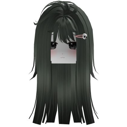 Military Green Cute Girl Hair With Face