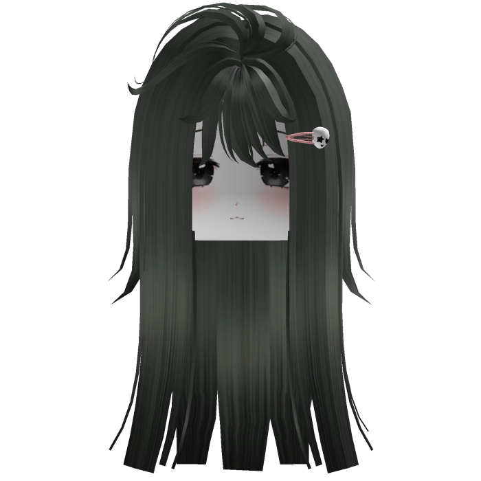 Military Green Cute Girl Hair With Face