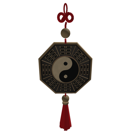Bagua Compass - Dark Black & Red