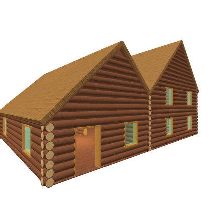 [Updated!] Big Log House! Simulator Aesthetic Mili