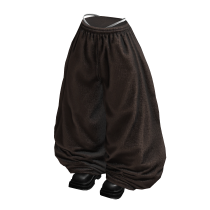 Fade Balloon Sweatpants (Brown White)
