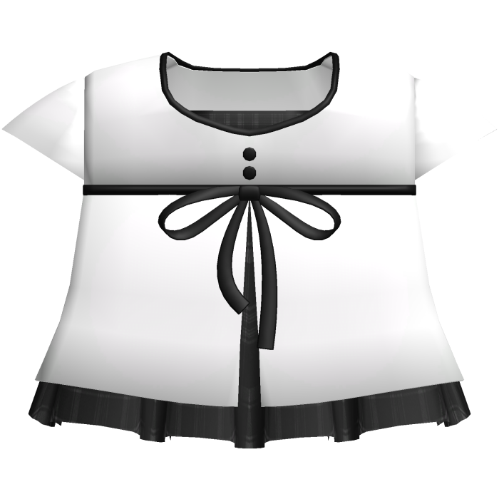 cute emo small dress in white and black ♡