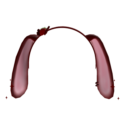 red headband with bunny ears Roblox item