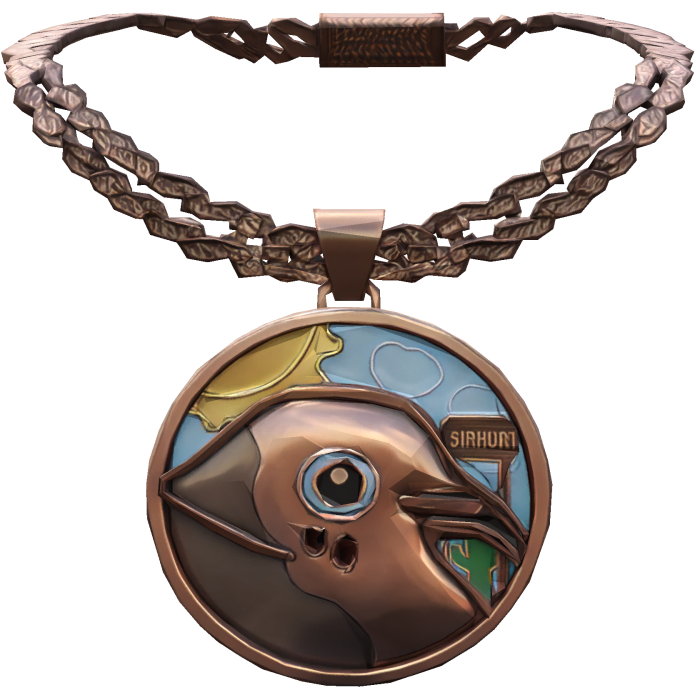 Iced Out Bird Chain Bronze 1.0