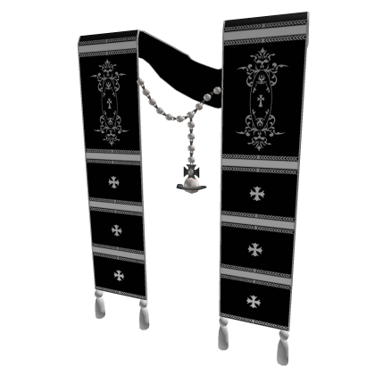 Y2K Chrome Priest Stole
