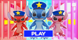 🏝️ STITCH S FAMILY PRISON RUN ESCAPE! Obby 🌸