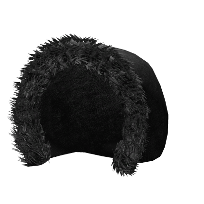 Grey Y2K Fur Lined Winter Hood