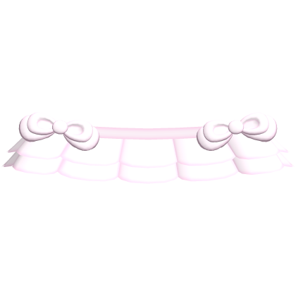 𖹭◞ mi pink ruffle cutie bow skirt ◟ ᰔ Roblox item