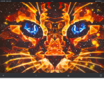 Universe fire tiger