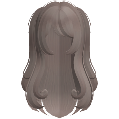 ♡‿ . long princess hair with pigtails in milk tea Roblox item