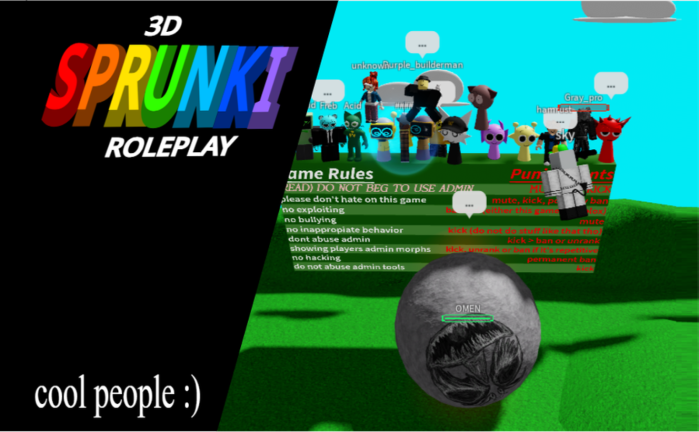 [whiten] 3D Sprunki Roleplay screenshot 1