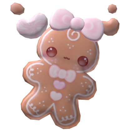 . ‿ ♡ yummy pink gingerbread man !