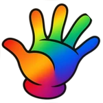 Disco Rainbow Slap Hand