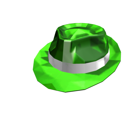 Green Sparkle Time Fedora