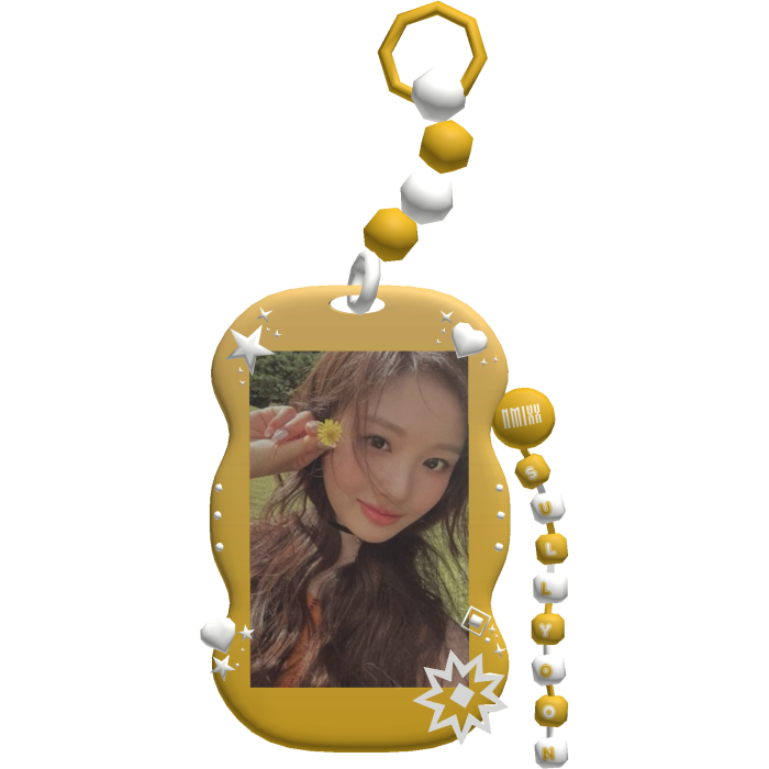 NMIXX Sullyoon Photocard Kpop Keychain