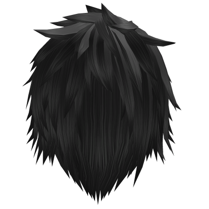 grey messy  jaggered spikey emo vkei hair Roblox item