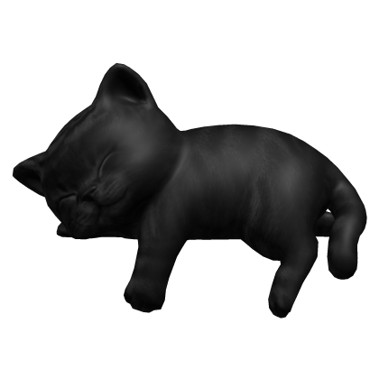 Cute Sleeping Cat Kitten - Black Tabby [1.0]