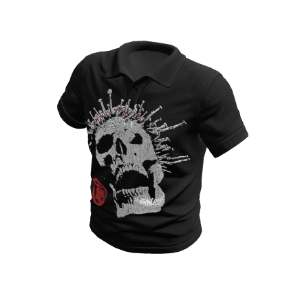 Hellstar Skull Polo Black