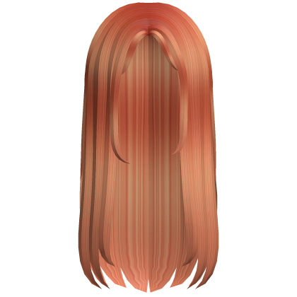 Long Redhair Straight Trendy Girl Hime Alpha Hair Roblox item