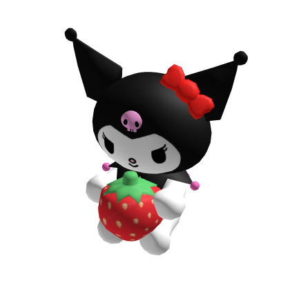 Kuromi with a strawberry thumbnail