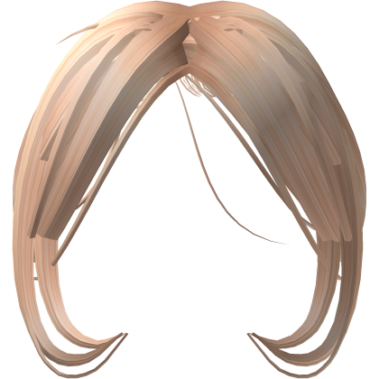 Blonde Messy Bangs w/ Edges