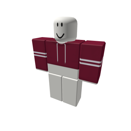 Burgundy cropped Hoodie